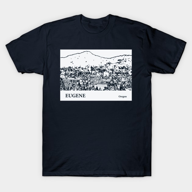 Eugene - Oregon T-Shirt by Lakeric